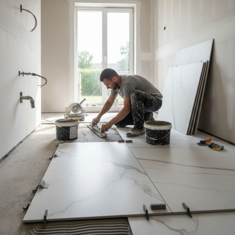 Ceramic Tile Installation detail